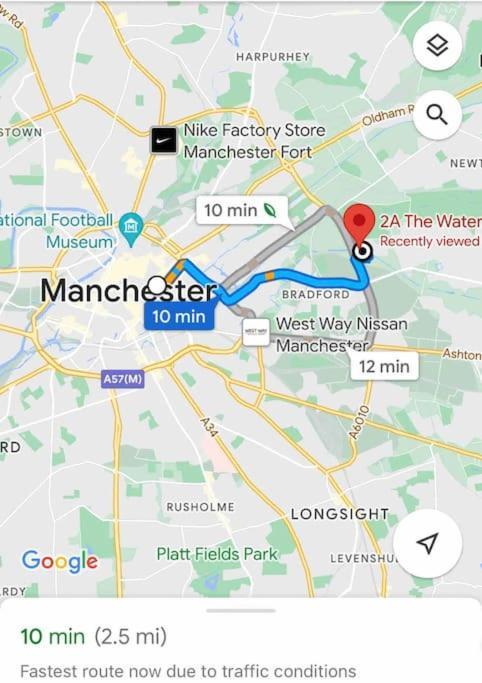 Etihad Fc 2Br Apartment With Water View Manchester Buitenkant foto
